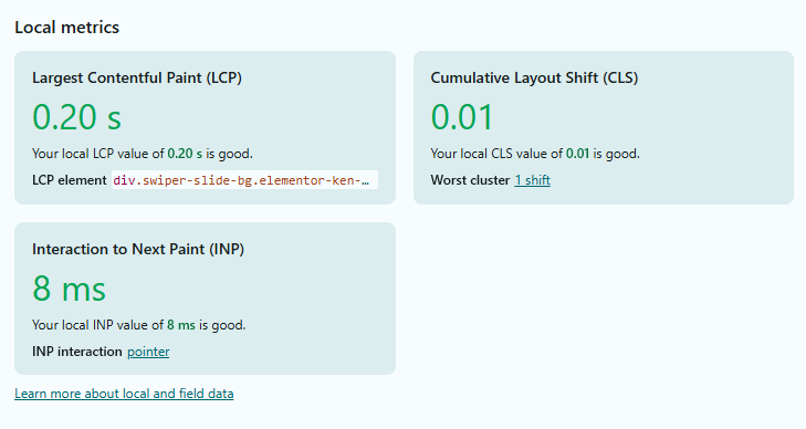 LCP Website hosting