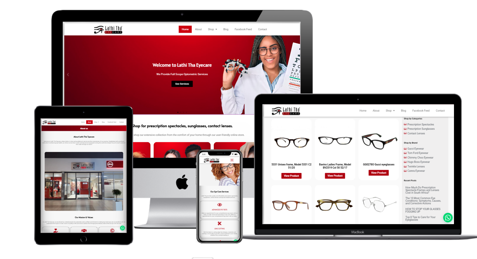 Lathi Tha website redesign