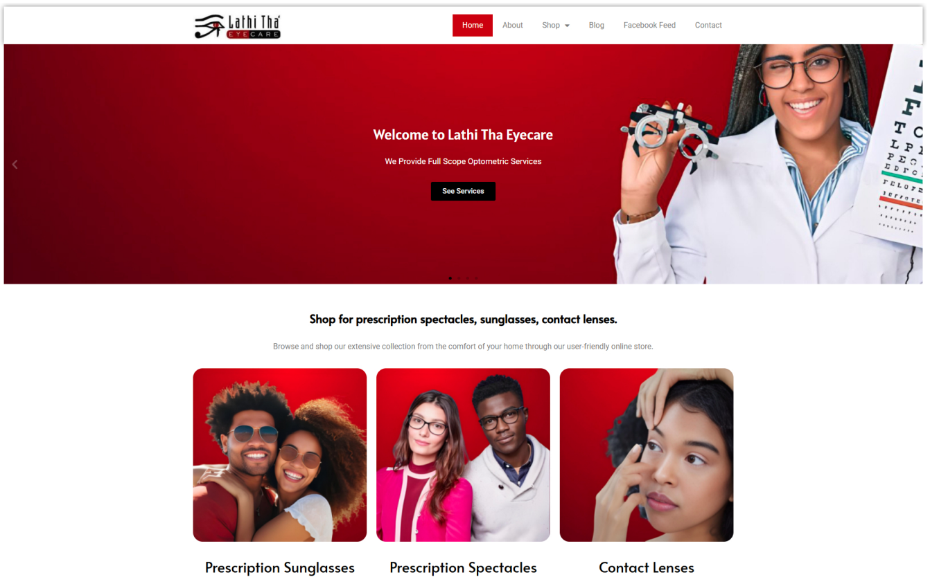 New Simple Front page Design