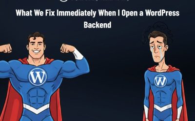 What I Fix First in WordPress Backends | Basic Quick Fix Technical Audit Checklist 2026
