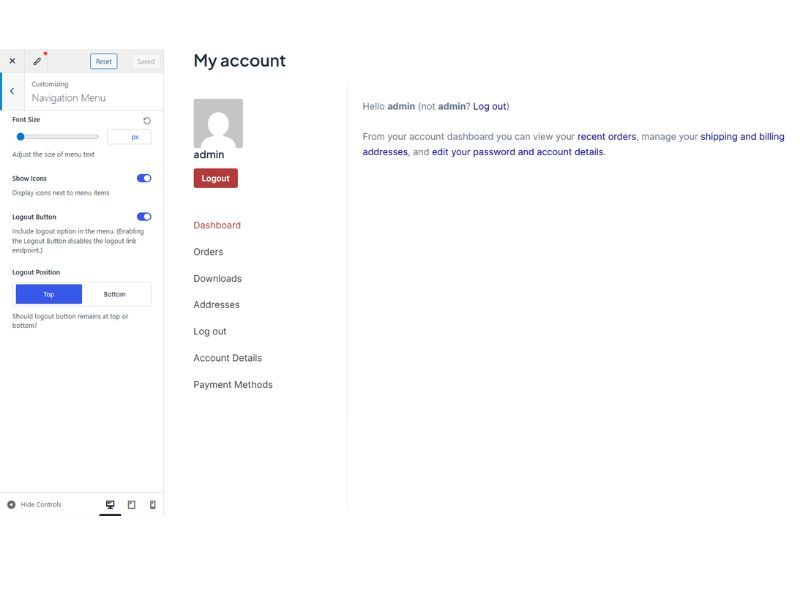 WooCommerce-My-Account-page-active