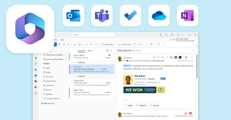 Microsoft 365 suite setup for a small business in East London<br />
