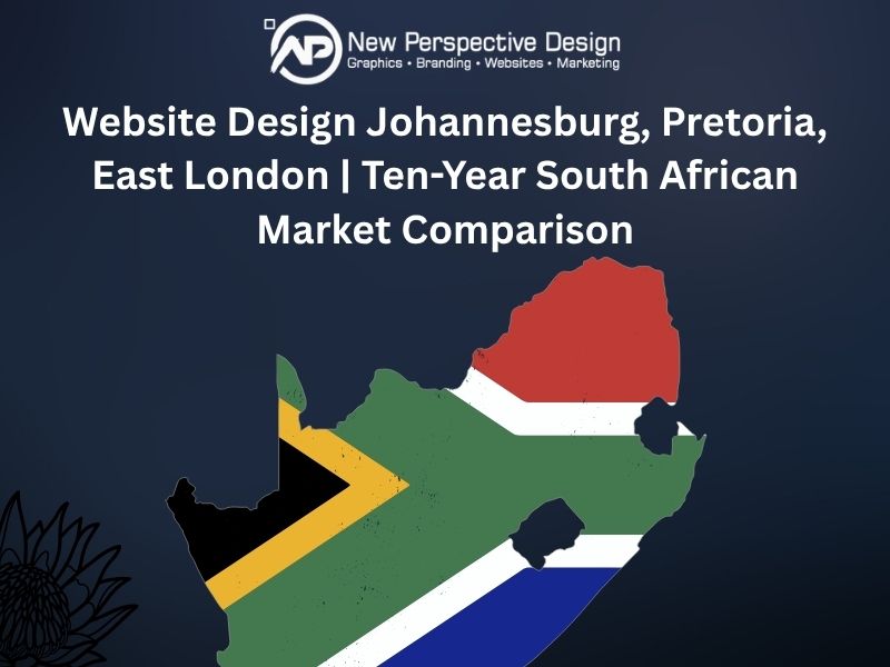 Website Design Johannesburg, Pretoria, East London Ten-Year South African Market Comparison
